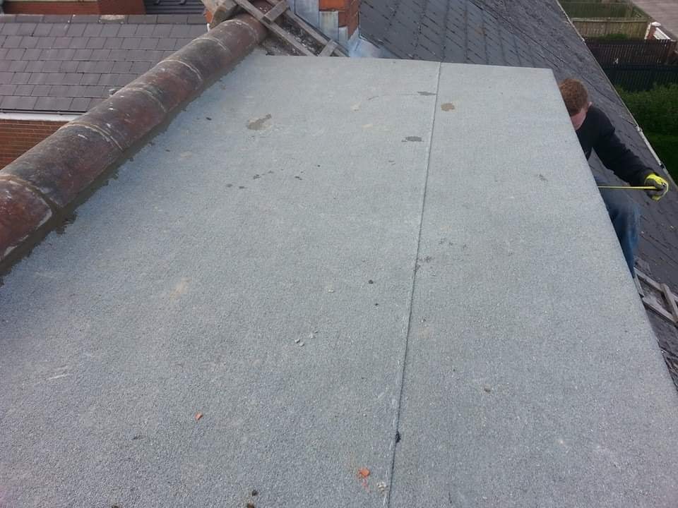 new flat roof service in Belfast